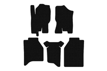 Nissan Navara 2006–2015 Gummimattor Carsuit (utan boxar, svarta) foto 1