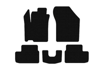 Opel Agila 2007–2015 Gummimattor Carsuit (HB, svarta) foto 1