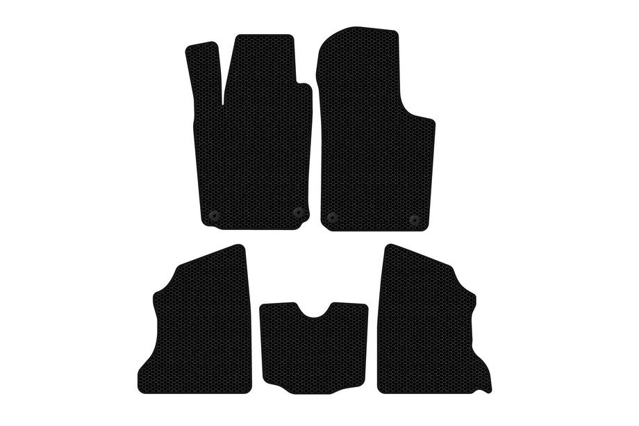 Opel Combo 2002–2012 Carsuit gummimattor (Svarta) Image