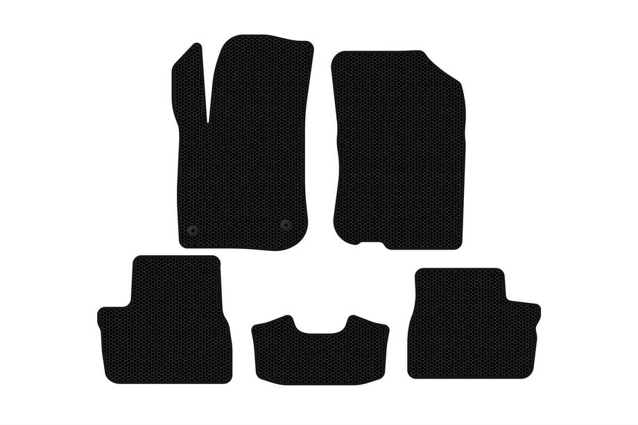 Peugeot 208 2012–2019 Gummimattor Carsuit (HB, 5-dörrars, svarta) Image
