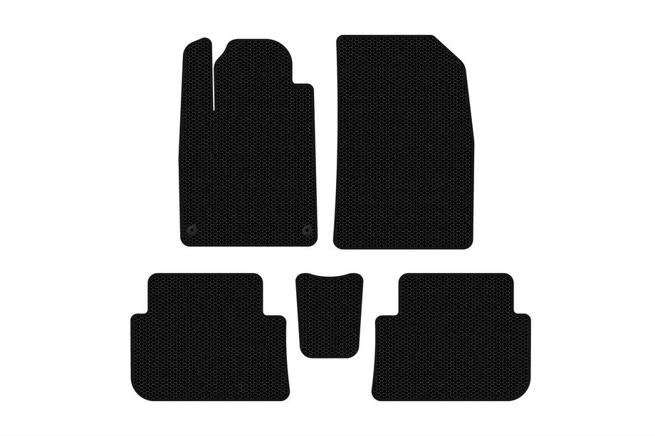 Peugeot 407 2004–2011 Gummimattor Carsuit (SD, svarta) Image