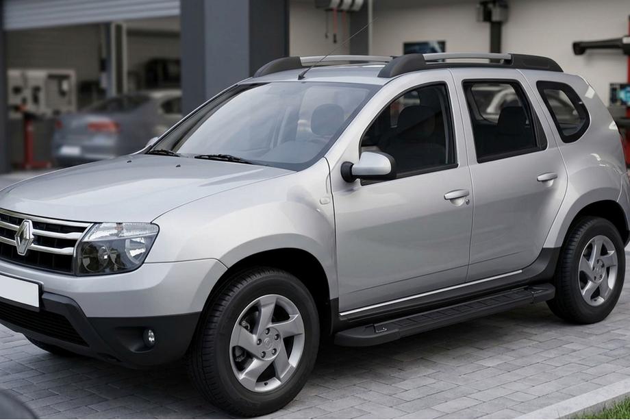 Dacia Duster 2008–2018 Sidosteg RedLine Black (2 st, aluminium) Image