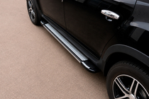 Dacia Duster 2008–2018 Sidosteg Rainbow (2 st, aluminium) foto 1