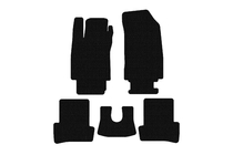 Renault Clio III 2005–2012 Carsuit gummimattor (Svarta) foto 1