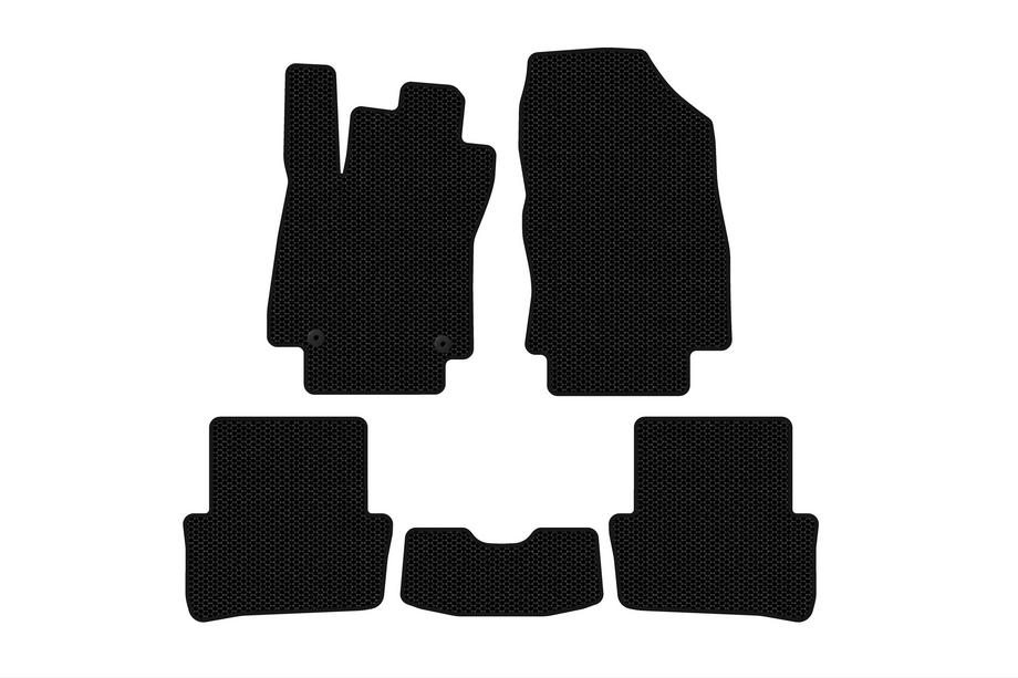 Renault Clio IV 2012–2019 Gummimattor Carsuit (2012-2016, HB, 5-dörrars, svarta) Image