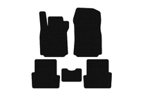 Renault Modus 2005–2012 Carsuit gummimattor (Svarta) foto 1