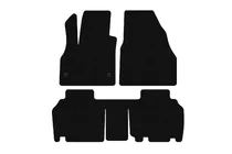 Renault Kangoo 2008–2020 Carsuit gummimattor (2 rader, 5-dörrars/7-sits, svarta) foto 1