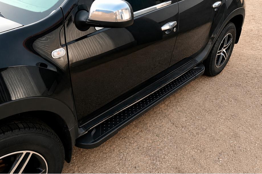 Renault Duster 2008–2017 Sidosteg Allmond Black (2 st, aluminium) Image