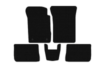 Renault Symbol 2008–2013 Gummimattor Carsuit (SD, svarta) foto 1