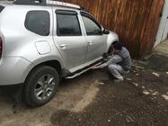 Renault Duster 2008–2017 Sidotrösklar Vison (2 st, aluminium / rostfritt stål) foto 7
