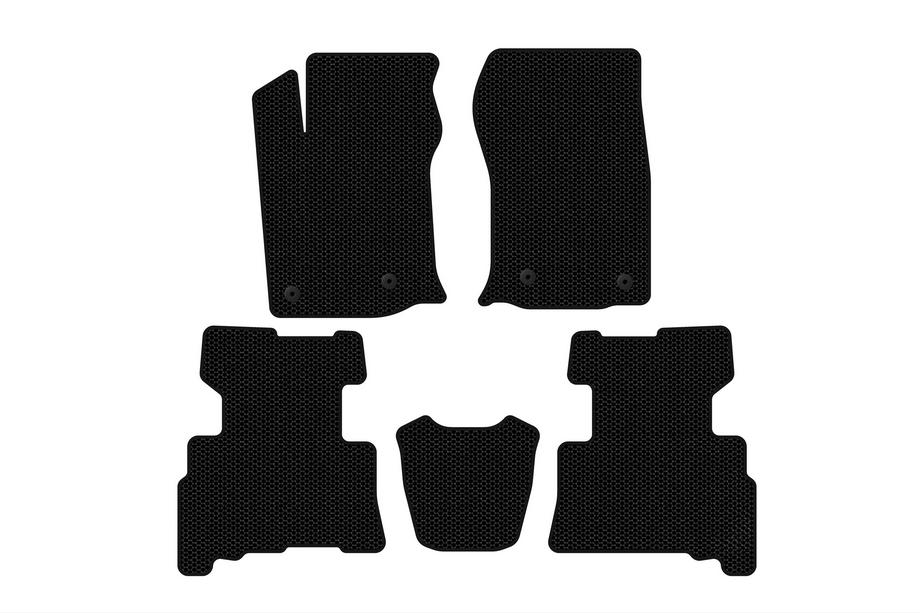 Toyota 4Runner 2009–2024 Carsuit gummimattor (2 rader, 2014-2024, 7-sits, svarta) Image