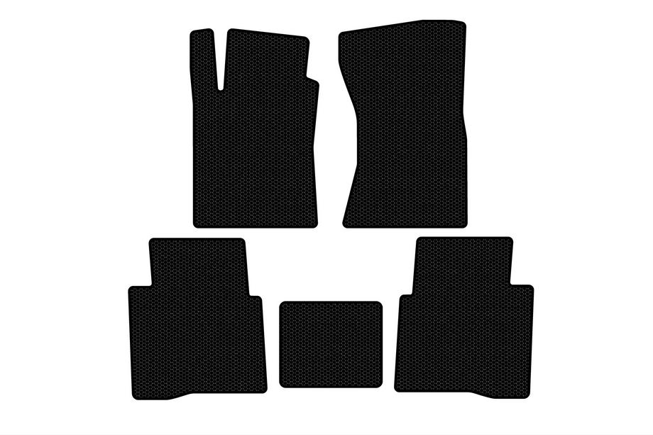 Toyota Fortuner 2006–2015 Carsuit gummimattor (Svarta) Image
