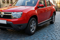 Renault Duster 2008–2017 Sidosteg Bosphorus Black (2 st, aluminium) foto 1