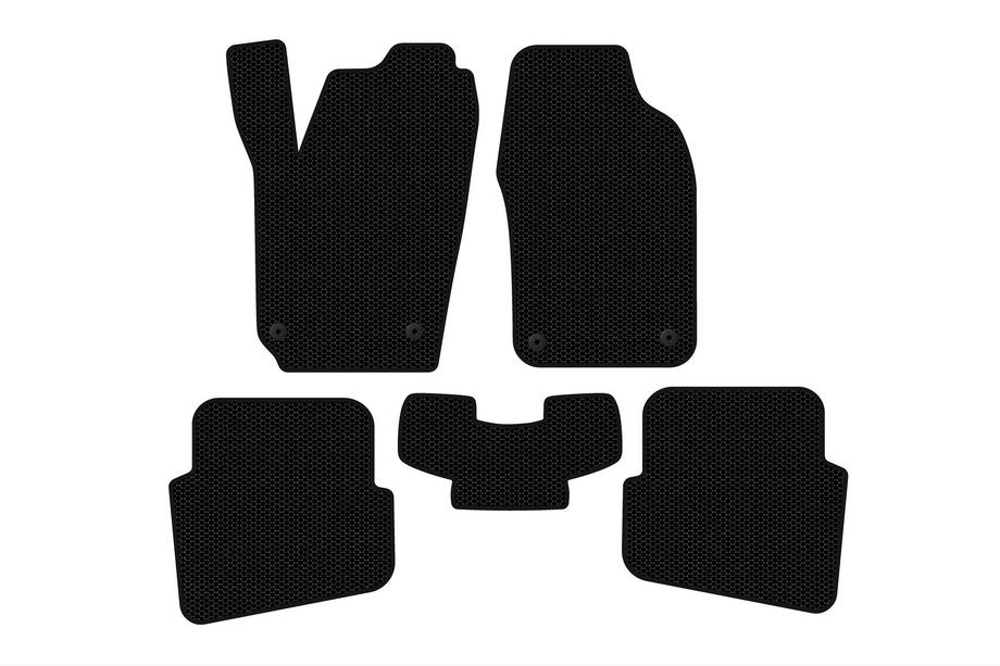 Volkswagen Polo 2001–2009 Gummimattor Carsuit (HB, 3/5-dörrars, svarta) Image