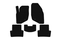 Volvo XC70 2000–2007 Carsuit gummimattor (Svarta) foto 1