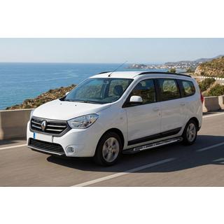Sidosteg Sunrise (2 st, aluminium) Dacia Lodgy 2012–2022 foto 1