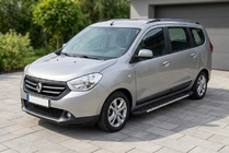Dacia Lodgy 2012–2022 Sidosteg Duru (2 st, aluminium) foto 1