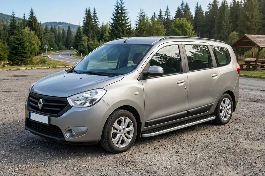 Dacia Lodgy 2012–2022 Sidosteg Tayga (2 st, aluminium) Image