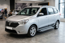 Dacia Lodgy 2012–2022 Sidosteg Rainbow (2 st, aluminium) foto 1