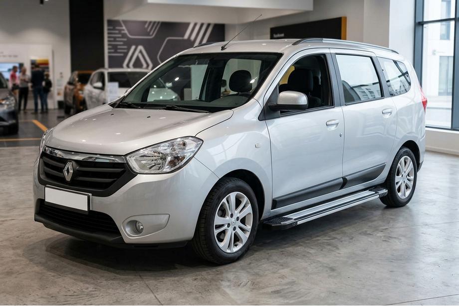 Dacia Lodgy 2012–2022 Sidosteg Rainbow (2 st, aluminium) Image