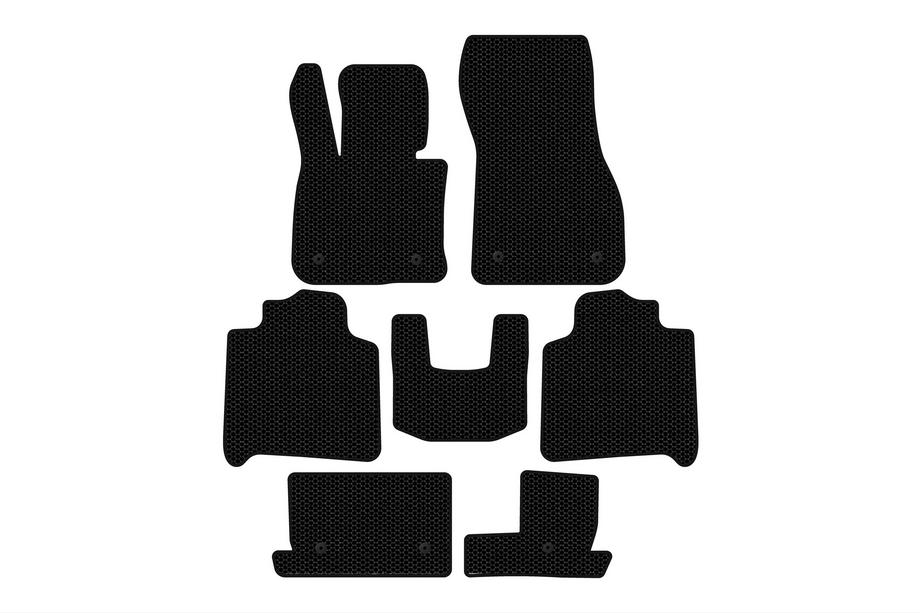 BMW 2-serien Active Tourer F45/F46 2014–2021 Gummimattor Carsuit (för F46, 3 rader, svarta) Foto 1