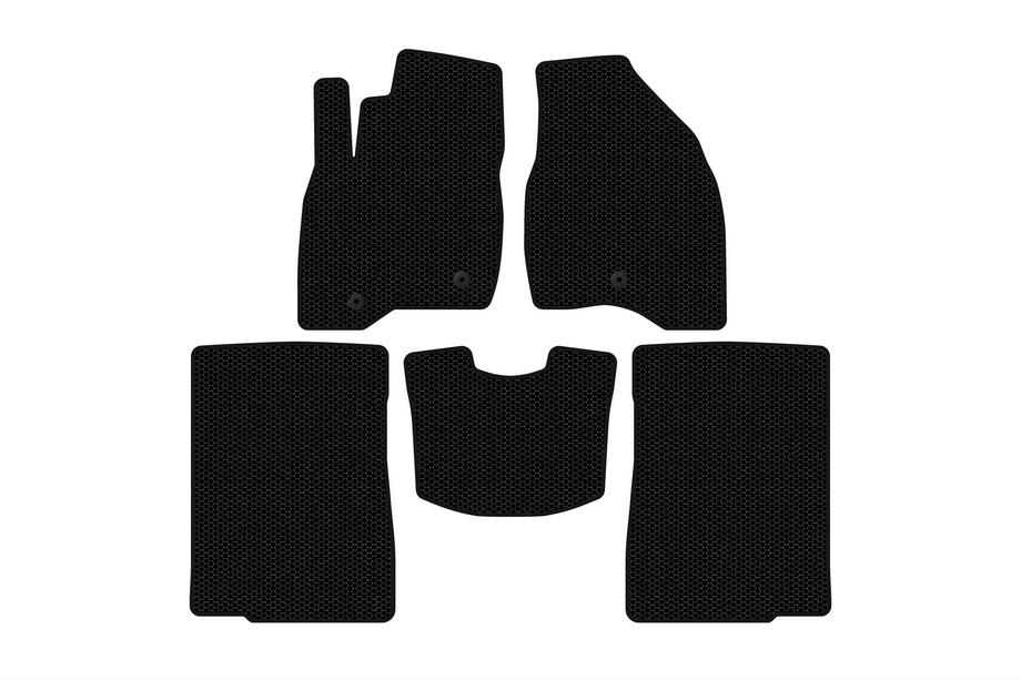 Ford Explorer 2011–2019 Gummimattor Carsuit (2015-2017, 2 rader, 7-sits, svarta) Image