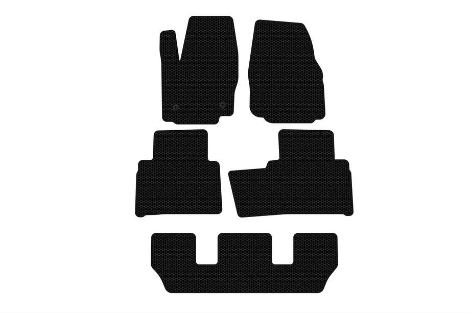 Ford Galaxy 2007–2015 Carsuit gummimattor för kupén (3 rader, svarta) Image