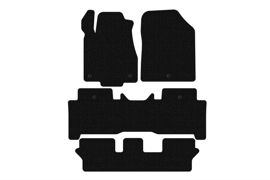 Acura MDX 2007–2013 Carsuit gummimattor för kupén (3 rader, svarta) Image