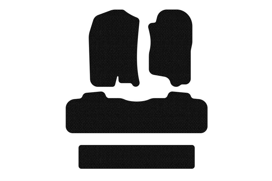 Chevrolet Tahoe 2007–2014 Carsuit gummimattor för kupén (3 rader, 2007-2014, svarta) Foto 1