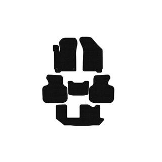 Gummimattor Carsuit (2011-2020, 3 rader, 7-sits, svarta) foto 1
