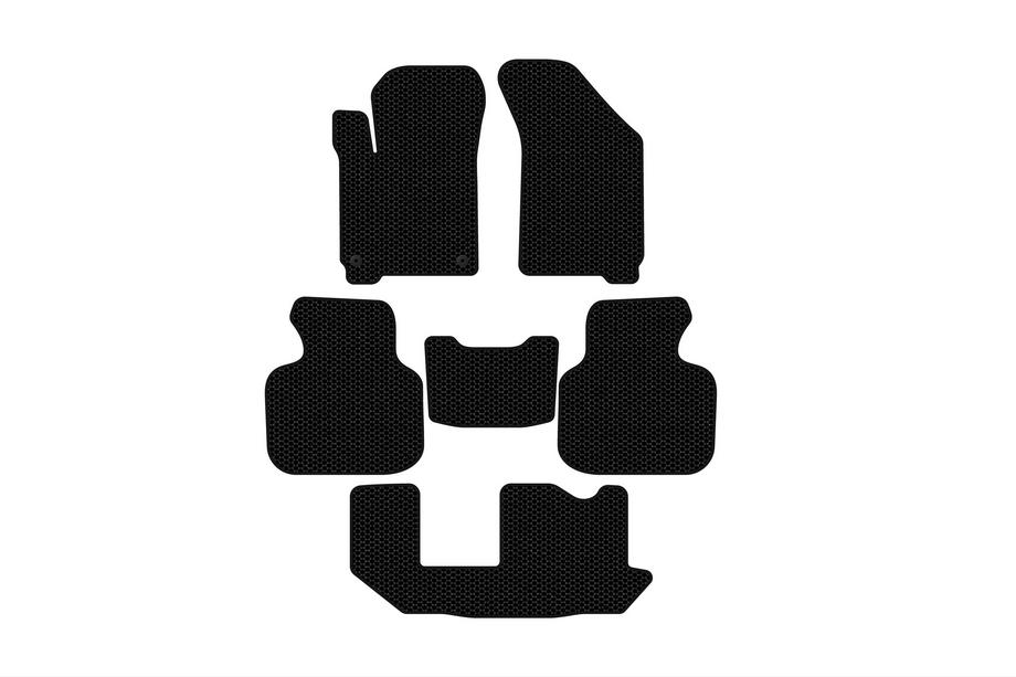 Dodge Journey 2008–2020 Gummimattor Carsuit (2011-2020, 3 rader, 7-sits, svarta) Image
