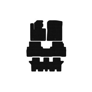 Gummimattor Carsuit (3 rader, 7-sits, svarta) Kia Sorento III UM 2014–2020 foto 1