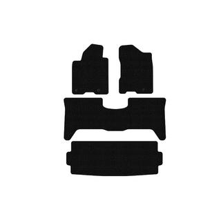 Gummimattor Carsuit (3 rader, 2003-2008, svarta) Nissan Armada 2003–2015 foto 1