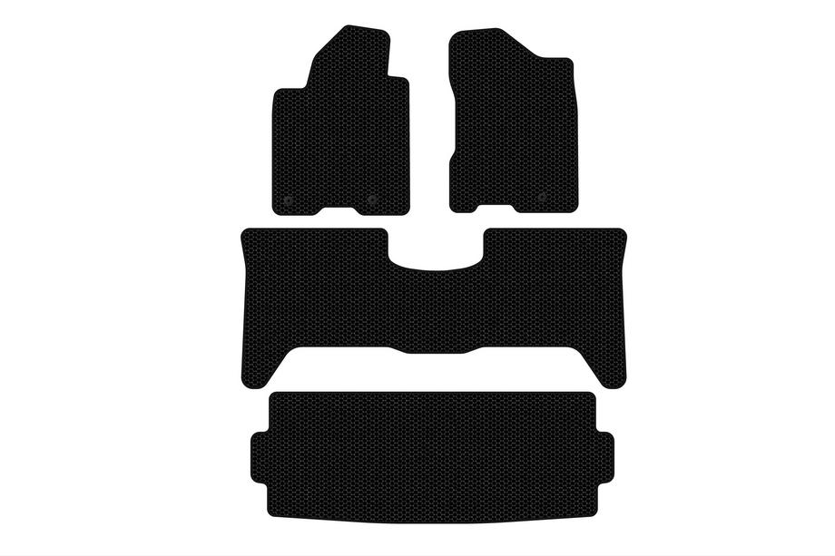Nissan Armada 2003–2015 Gummimattor Carsuit (3 rader, 2003-2008, svarta) Image