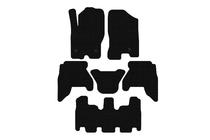 Nissan Pathfinder R51 2005–2014 Gummimattor Carsuit V1 (3 rader, svarta, 2010-2014) foto 1