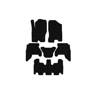 Gummimattor Carsuit V1 (3 rader, svarta, 2010-2014) Nissan Pathfinder R51 2005–2014 foto 1