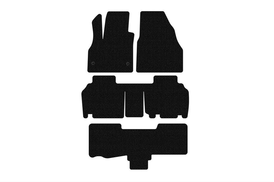 Renault Kangoo 2008–2020 Carsuit gummimattor för kupén (3 rader, 5-dörrars/7-sits, svarta) Foto 1