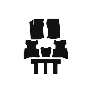 Gummimattor Carsuit (3 rader, 2014-2024, 7-sits, svarta) foto 1