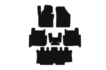 Volkswagen Touran 2003–2010 Gummimattor Carsuit (3 rader, 2006-2010, 7-sits, svarta) foto 1