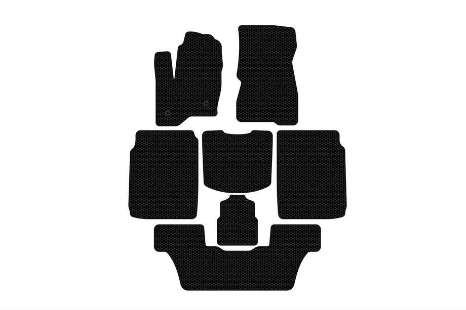 Ford Flex 2009–2019 Gummimattor Carsuit (3 rader, 2013-2019, svarta) Image