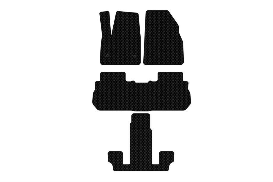 GMC Acadia 2017– Gummimattor Carsuit (3 rader, 2017–2019, svarta) Image