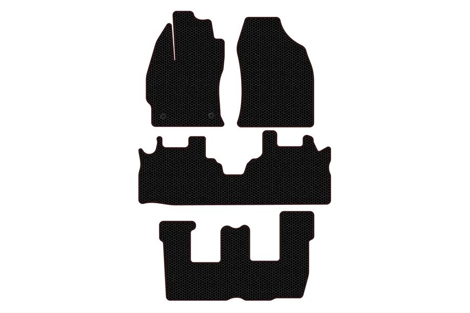 Toyota Prius Plus Carsuit gummimattor för kupén (3 rader, svarta) Image