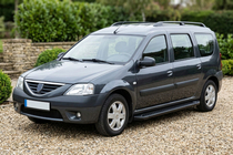 Dacia Logan MCV 2004–2014 Sidosteg Allmond Black (2 st, aluminium) foto 3