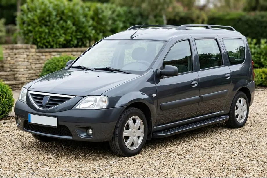 Renault Logan MCV 2005–2013 Sidosteg Allmond Black (2 st, aluminium) Image