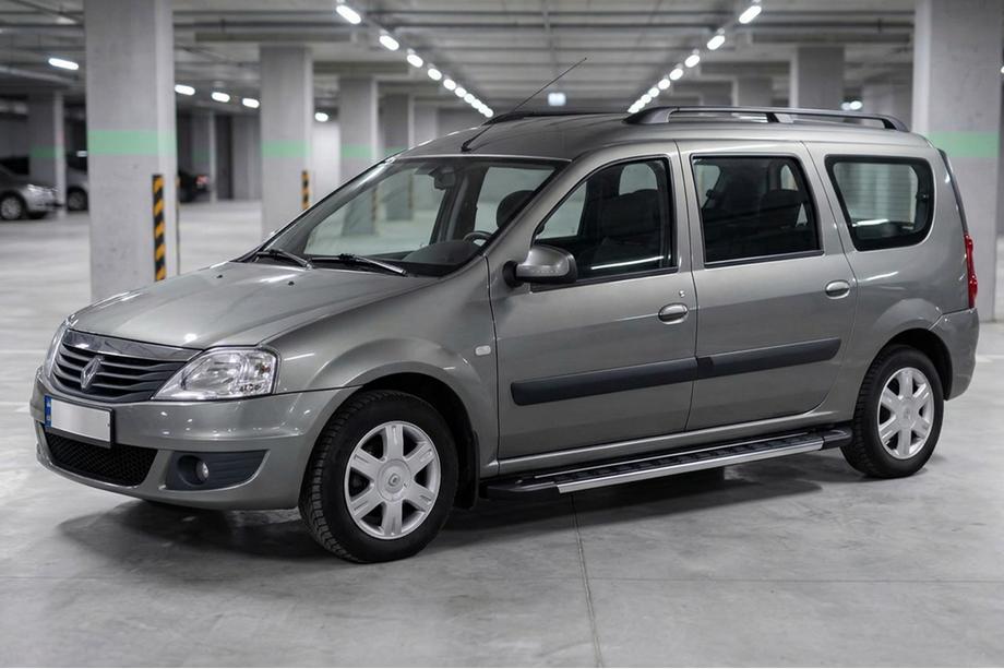 Renault Logan MCV 2005–2013 Sidosteg RedLine V1 (2 st, aluminium) Image