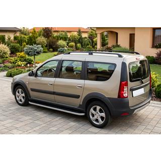 Sidosteg Tayga Grey (2 st, aluminium) foto 1