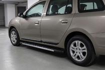 Dacia Logan MCV 2013–2020 Sidosteg Duru (2 st, aluminium) foto 1