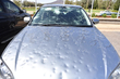 Vad gör du om bilen har skadats av hagel? foto 1
