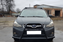 Subaru XV 2011–2017 Frontbåge (kängurubåge) F1-71 Black (rostfritt stål) foto 1