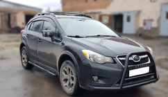 Subaru XV 2011–2017 Frontbåge (kängurubåge) F1-71 Black (rostfritt stål) foto 3